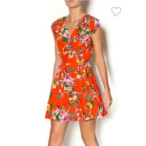 YUMI KIM Silk Floral Wrap Dress